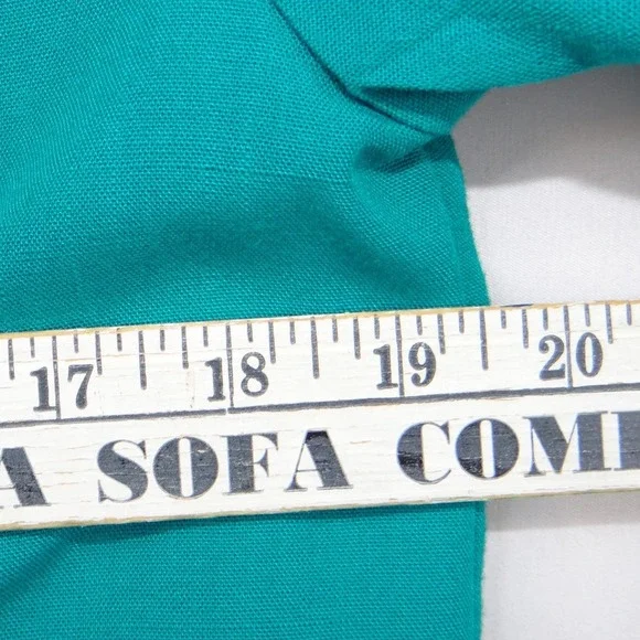 Sag Harbor Vintage Teal Green Blazer and Pleated Shorts Set Womens Large 90s - Picture 6 of 13